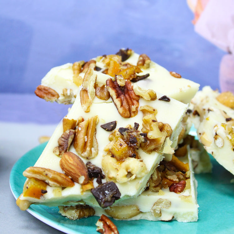 Turrón de chocolate blanco