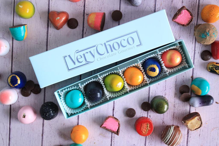 Caja de 6 chocolates surtidos